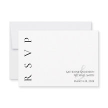 Moderne Schwarz-Weiß-Hochzeit