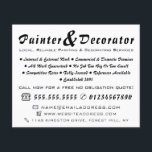 Moderne Schwarz-Weiß-Malerei und Dekoration Flyer<br><div class="desc">Moderner Black & White Painter & Decorator Advertising Flyer durch den Business Card Store.</div>