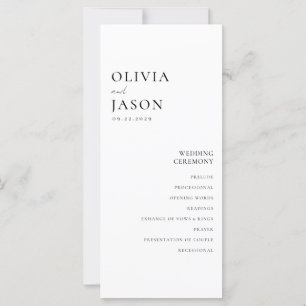 Moderne Schwarz-Weiß-Minimal-Hochzeit