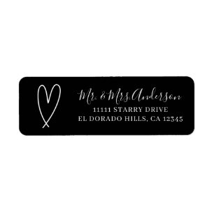 Moderne Schwarz-Weiß-Minimal-Hochzeitsdusche Moder