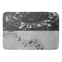 Moderne Schwarz-Weiß-Noten