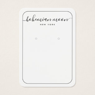 Moderne Schwarz-Weiß-Schmuckkarte