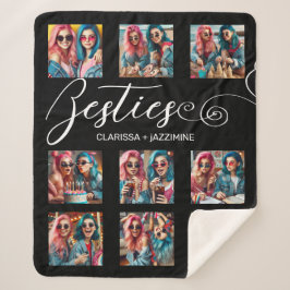 /Moderne Schwarz-weiße Bestie 9 FotoCollage Sherpadecke