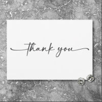 Moderne Schwarz-weiße Script-Minimal-Hochzeit