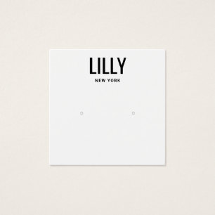 Moderne Schwarz-weiße Stuhlvorführkarte