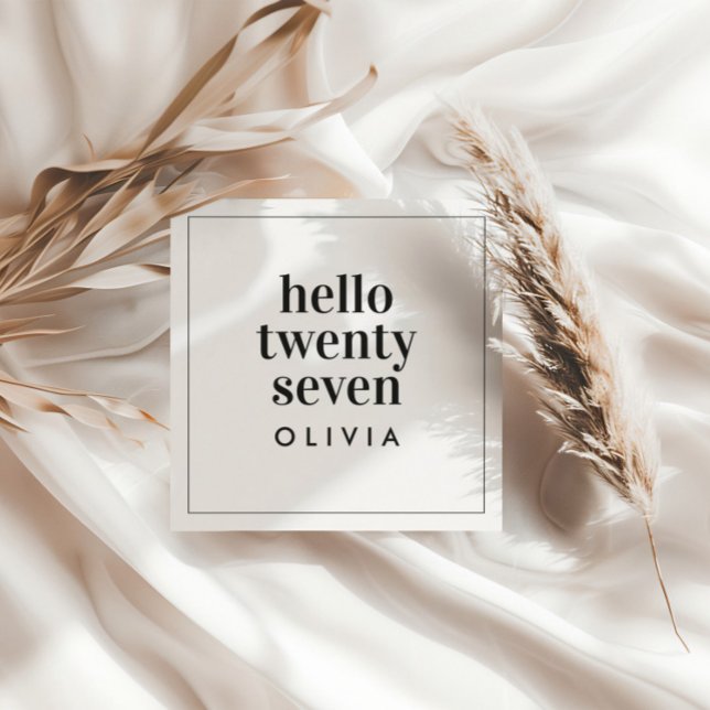 Moderne Schwarz-weiße Typografie Einladung (Von Creator hochgeladen)