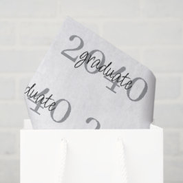 Moderne schwarze Abschlussjahr-Geschenkverpackung Seidenpapier