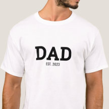 Moderne schwarze etablierte Dad-T-Shirt