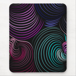 Moderne, schwarze, farbige Mousepad