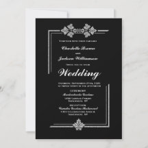 Moderne Schwarze Hochzeit