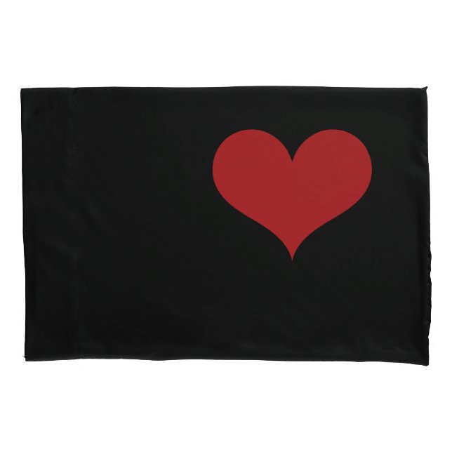 Moderne schwarze Kissenbezug  (Vorderseite)