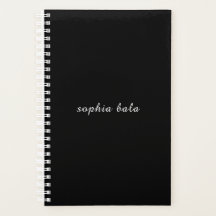 Moderne schwarze Monogramm-Name-Gestaltung