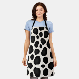 Moderne schwarze Muster Schürze