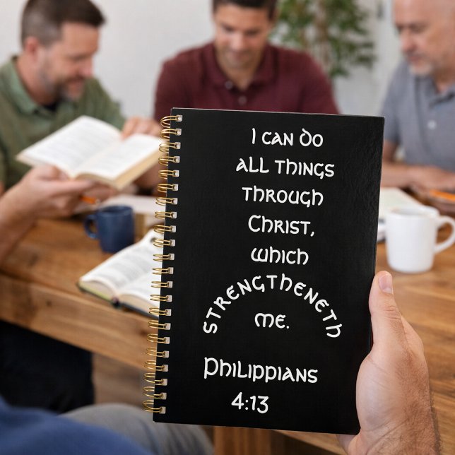 Moderne Schwarze Philippinen 4:13 Bibelverse Planer (Von Creator hochgeladen)