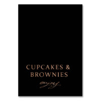 moderne, schwarze Rose, goldfarbenes Buffet-Food-L