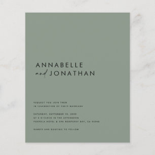 Moderne schwarze Schrift minimale zeitgenössische 