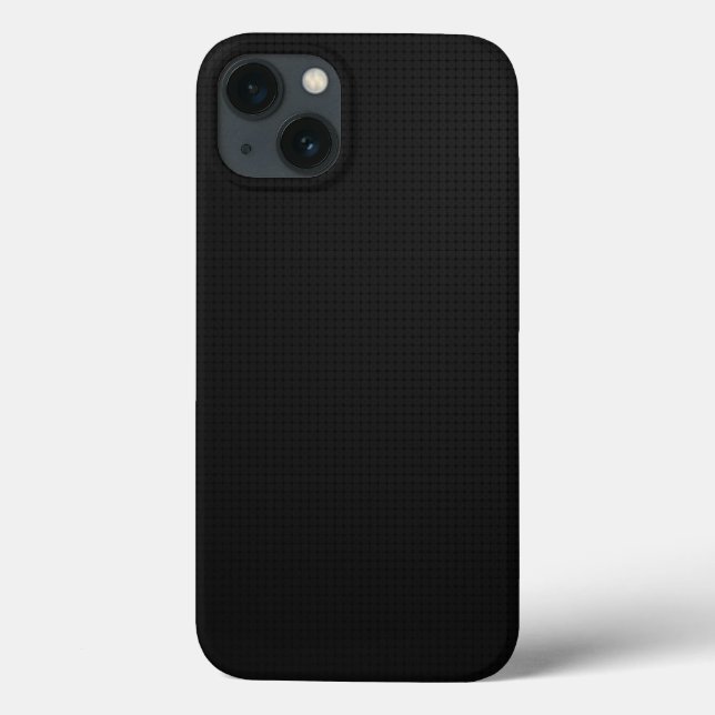 Moderne Schwarze Textur Case-Mate iPhone Hülle (Rückseite)