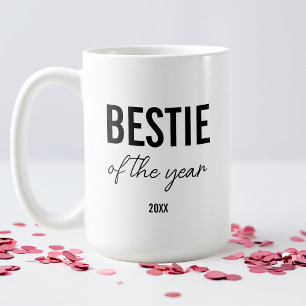 Moderne schwarze Typografie einfache personalisier Kaffeetasse