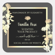 Moderne schwarze und graue Verpackungsmarken Gold 