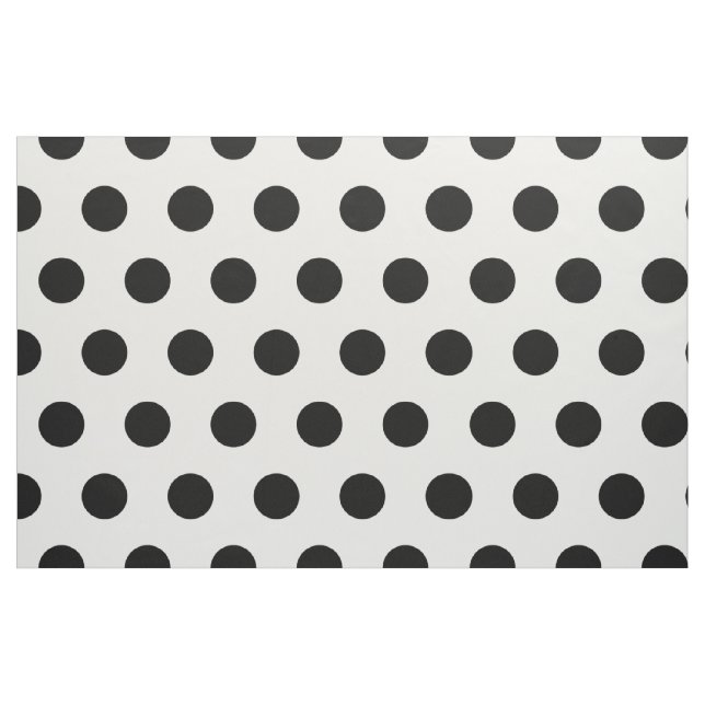 Moderne Schwarzweiss-Tupfen Stoff (Fat Quarter (45,7 x 55,9 cm))