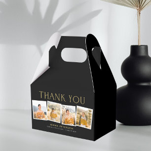 Moderne Scrapbook Graduation Party Fevor Box Geschenkschachtel