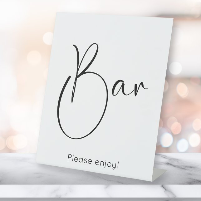 Moderne Script-Bar Sockelschild (Von Creator hochgeladen)