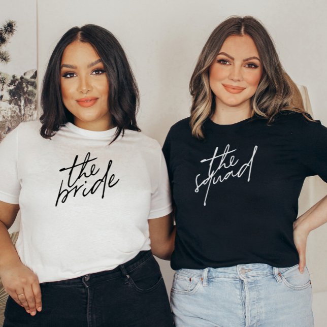 Moderne Script Bride T-Shirt (Von Creator hochgeladen)