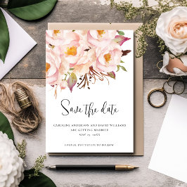 Moderne Script Elegante Hochzeit Save The Date