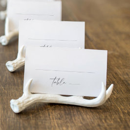 Moderne Script Fall Barn Hashtag Hochzeit Platzkarte