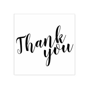 Moderne Script-Gastgeschenk Hochzeit Vielen Dank Gummistempel