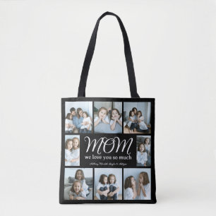 Moderne Script Mom Wir lieben Dich Fotocollage XO