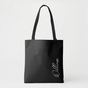 Moderne Script Personalisiert Name Tote Bag
