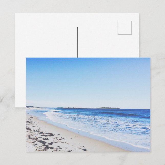 Moderne Seeblick-Flachbild-Postkarte Postkarte (Vorne/Hinten)