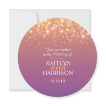 Moderne Sektsparkbläschen laden zur Hochzeit ein