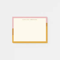 Moderne Senfrosa Rand personalisierter Name