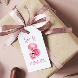 Moderne Sie sind fantastisch Schönheit pink Flamin Geschenkanhänger