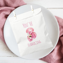 Moderne Sie sind fantastisch Schönheit pink Flamin Geschenktütchen