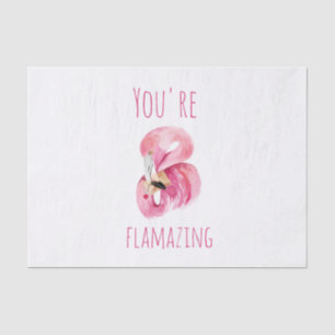 Moderne Sie sind fantastisch Schönheit pink Flamin Seidenpapier