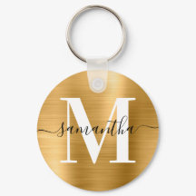 Moderne Signature Monogram Gold Foil