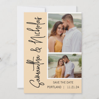 Moderne Signature Save The Date