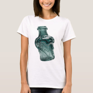 Moderne Silber ABSTRACTE KUNST Grafikdesign v2 T-Shirt