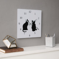 Moderne Silhouetten, Haustiere auf grauem Hintergr