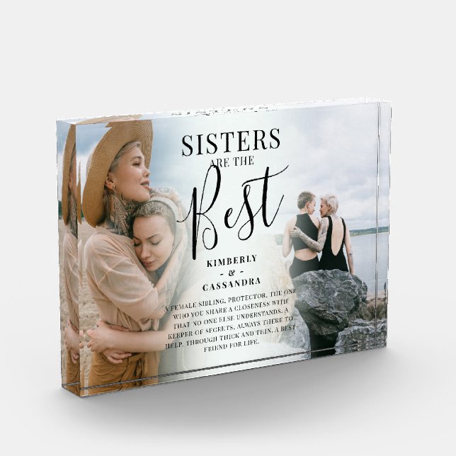 Moderne "SISTERS" sind der beste Keepake Fotoblock (Links)