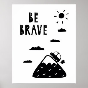 Moderne Skandale sind tapferes Kinderzimmer Poster