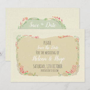 Moderne Skandinavienfeier Save The Date