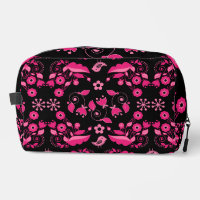 Moderne skandinavische Blumenmuster in Rosa