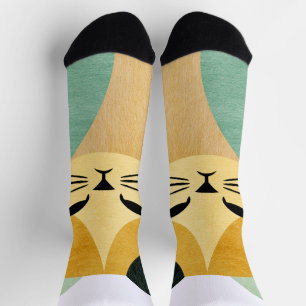 Moderne skandinavische minimalistische geometrisch socken
