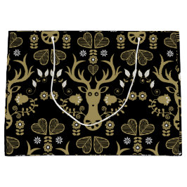 Moderne skandinavische Volkskunst Große Geschenktüte