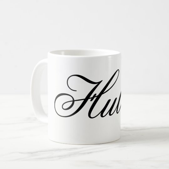 Moderne Skript Hubby-Tasse Kaffeetasse