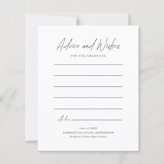 Moderne Skriptberatung und Wünsche zum Abschluss (Vorderseite)